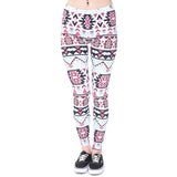 Multicolored Aztec Leggings - Full length
