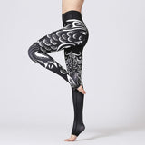 Colorvalue Totem Yoga Leggings - side view tree pose
