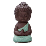 Green Robe Meditation monk - without sleeve