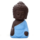 Blue Robe Meditation monk - with sleeve