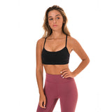 Colorvalue Black Yoga Bra - Front view