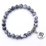 Ohm Natural Stone Strand Bracelet