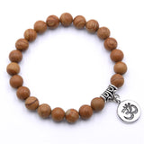 Ohm Natural Stone Strand Bracelet