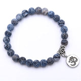 Ohm Natural Stone Strand Bracelet