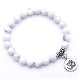 Ohm Natural Stone Strand Bracelet