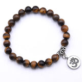 Ohm Natural Stone Strand Bracelet