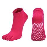 Anti-Slip Finger Socks - in color red