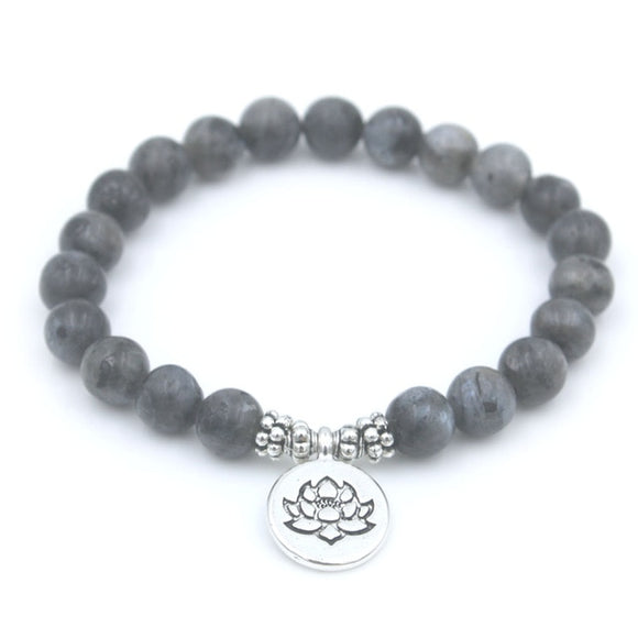 Lotus Charm Yoga Bracelet