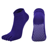 Anti-Slip Finger Socks - in color purple